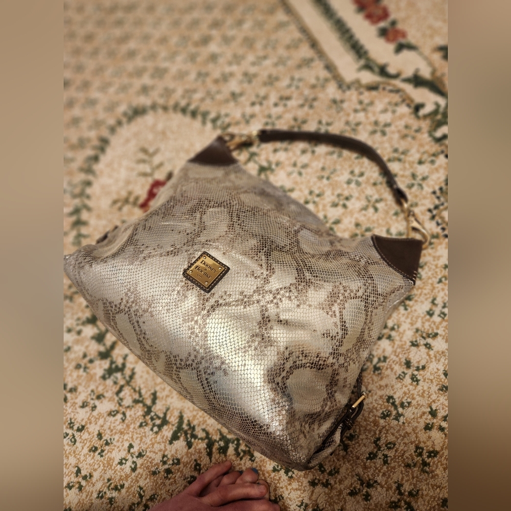 Dooney & Bourke Snakeskin Satchel - Picture 2 of 7